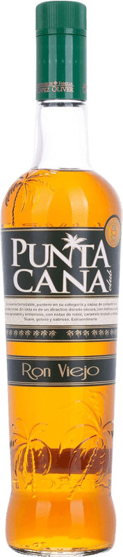 19,95 € 免费送货 | 朗姆酒 Puntacana Viejo Dorado 多明尼加共和国 瓶子 70 cl