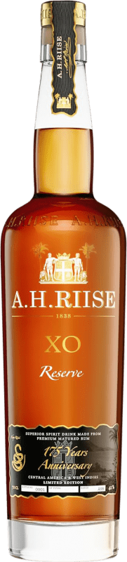 118,95 € 送料無料 | ラム A.H. Riise 175 Years Anniversary Special Edition XO 予約 デンマーク ボトル 70 cl