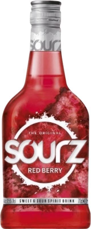 11,95 € Envío gratis | Licores Sourz Red Berry Reino Unido Botella 70 cl