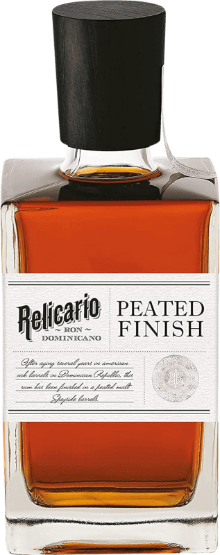 82,95 € Envio grátis | Rum Relicario Dominicano Cask Finish — Afinado em Barrica, Peated — Afumado Espanha 70 cl