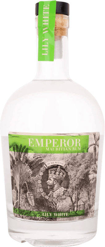 28,95 € Envío gratis | Ron E.C. Oxenham Emperor Mauritian Lily White Mauricio Botella 70 cl