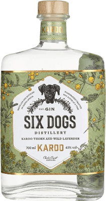 91,95 € 送料無料 | ジン Six Dogs Karoo 南アフリカ 70 cl Lavender — ラベンダー
