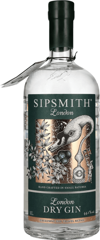 109,95 € Envío gratis | Ginebra Gin Sipsmith Reino Unido 1 L