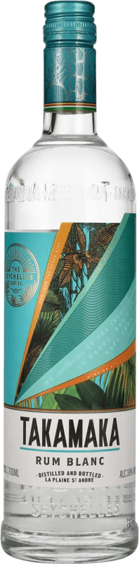 29,95 € Envio grátis | Rum Frere's Takamaka Blanc — Branco Seychelles 70 cl