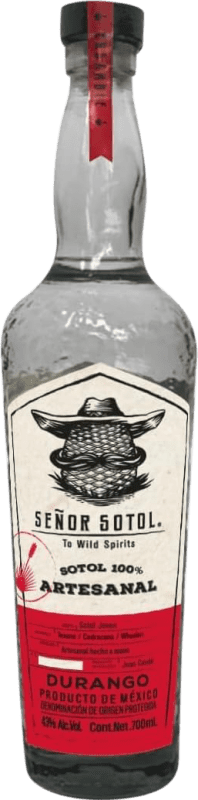 97,95 € Envio grátis | Whisky Blended Gerardo Ruelas Sotol Señor Ensamble Durango Dasylirion Texanum Cedrosanum Wheeleri México Garrafa 70 cl