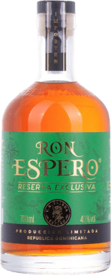 38,95 € Envio grátis | Rum Espero Exclusivo Reserva República Dominicana 70 cl