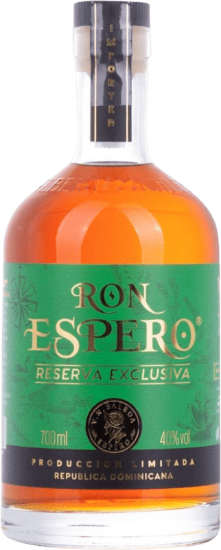 38,95 € Envío gratis | Ron Espero Exclusiva Reserva República Dominicana Botella 70 cl