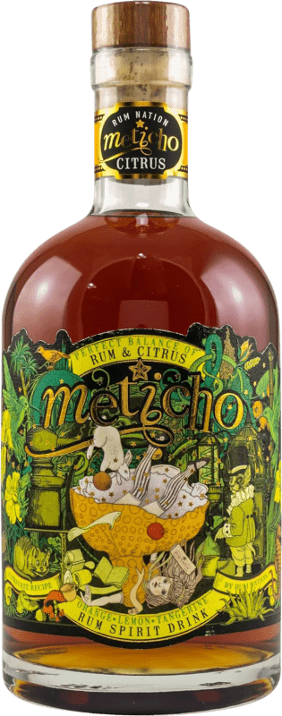 36,95 € Бесплатная доставка | Ром Rum Nation Meticho Rum & Citrus воссоединение бутылка 70 cl