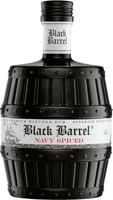 61,95 € 送料無料 | ラム Aalborg Black Barrel Navy Spiced デンマーク ボトル 70 cl