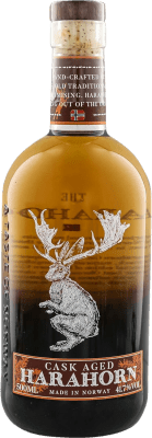 56,95 € Envio grátis | Gin Harahorn Cask Aged Noruega Garrafa Medium 50 cl