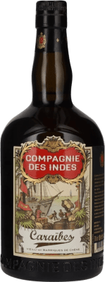 69,95 € Envío gratis | Ron Compagnie des Indes Caribbean Barbados Botella 70 cl