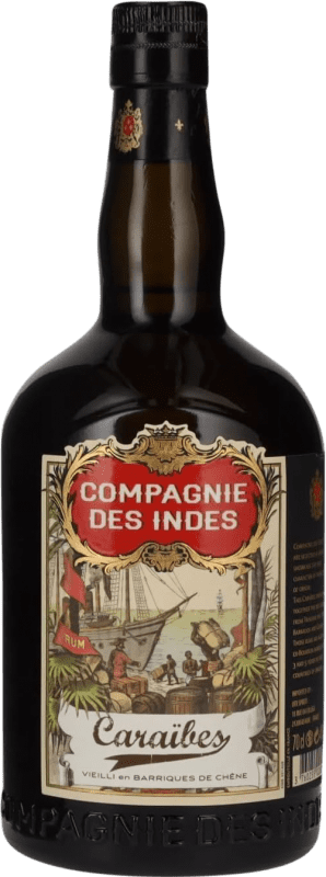 39,95 € Бесплатная доставка | Ром Compagnie des Indes Caribbean Барбадос бутылка 70 cl