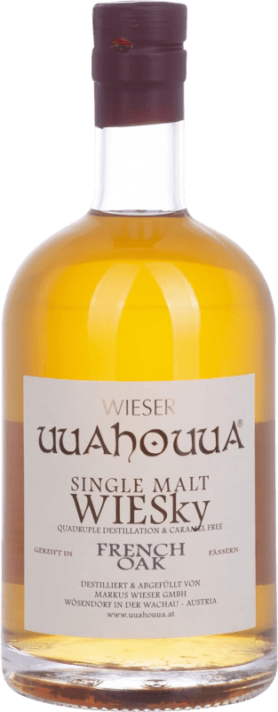 51,95 € Бесплатная доставка | Односолодовый виски Wieser Wiesky Австрия бутылка Medium 50 cl