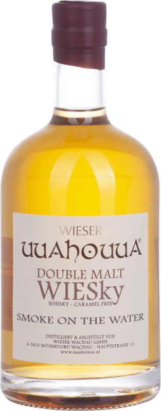 59,95 € Envio grátis | Whisky Single Malt Wieser Smoke on the Water Double Malt Wiesky Áustria Garrafa Medium 50 cl