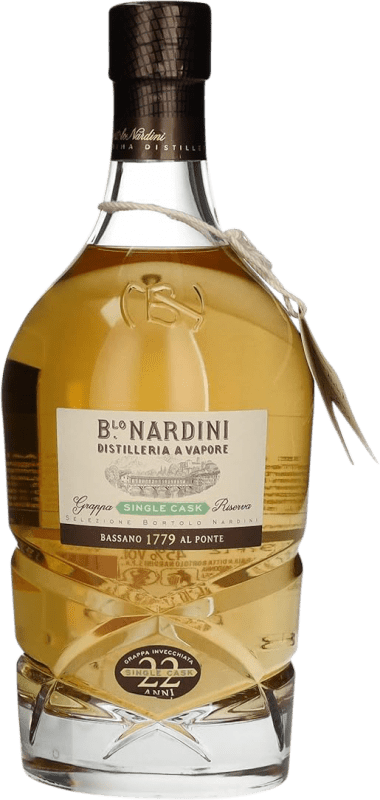 254,95 € Free Shipping | Grappa Bortolo Nardini Single Cask Reserve — Aged Italy 22 Years 70 cl