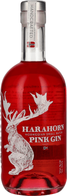 42,95 € Envio grátis | Gin Harahorn Small Batch Pink Gin Noruega Garrafa Medium 50 cl