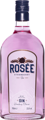 14,95 € Бесплатная доставка | Джин Rosée. Strawberry Gin Испания бутылка 70 cl