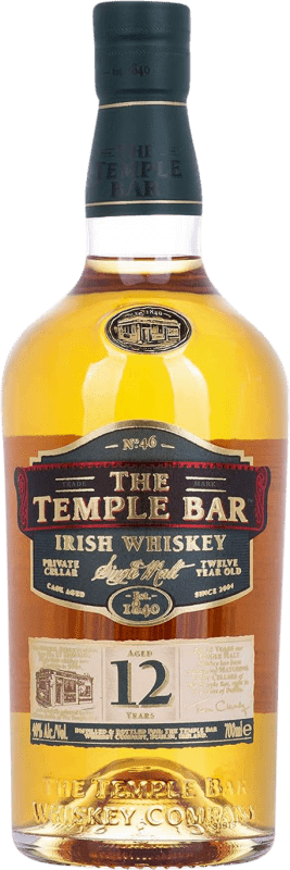102,95 € Envío gratis | Whisky Single Malt The Temple Bar Irlanda 12 Años 70 cl