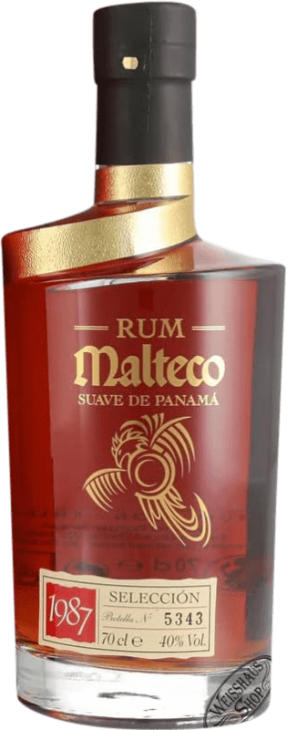 252,95 € Free Shipping | Rum Licorera Quezalteca Malteco 1987 Selección Panama Bottle 70 cl