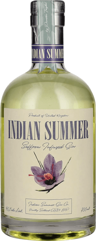 48,95 € 免费送货 | 金酒 Gin Duncan Taylor Summer Infused Indian — 印度 英国 70 cl Azafrán — 藏红花