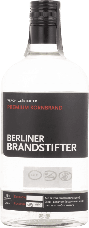 58,95 € Envio grátis | Licores The Berliner Brandstifter Premium Kornbrand Alemanha Garrafa 70 cl