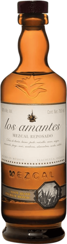 129,95 € Бесплатная доставка | Mezcal Los Amantes Artesanal Reposado Мексика бутылка 70 cl