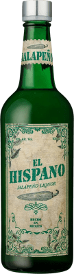 95,95 € Envío gratis | Licores Casa Tarasco El Hispano Rum Liqueur & Green Jalapeño México Botella 70 cl