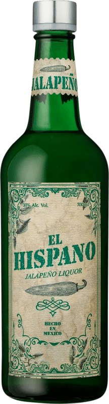 99,95 € Spedizione Gratuita | Liquori Casa Tarasco El Hispano Rum Liqueur & Green Jalapeño Messico Bottiglia 70 cl