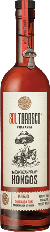 119,95 € Spedizione Gratuita | Rum Sol Tarasco Hongos Messico 4 Anni Bottiglia 70 cl