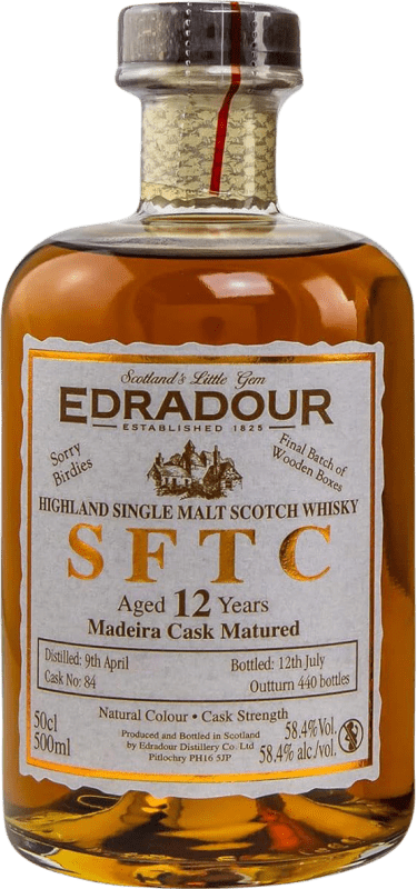 148,95 € 免费送货 | 调和威士忌 Edradour Madeira SFTC Straight From The Cask — 直接来自酒桶 英国 12 岁 中瓶装 50 cl