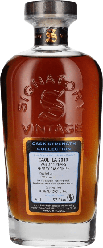 204,95 € 送料無料 | ウイスキーブレンド Signatory Vintage Cask Strength Collection at Caol Ila イギリス 11 年 ボトル 70 cl