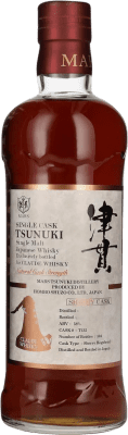 威士忌单一麦芽威士忌 Mars Shinshu Tsunuki Single Cask Malt Sherry Cask for Claude 70 cl