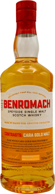 118,95 € Envoi gratuit | Single Malt Whisky Benromach Cara Gold Speyside Royaume-Uni Bouteille 70 cl