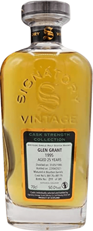 331,95 € 送料無料 | ウイスキーブレンド Signatory Vintage Cask Strength Collection at Glen Grant イギリス 25 年 ボトル 70 cl