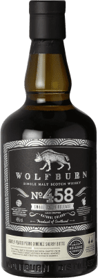 116,95 € Envoi gratuit | Single Malt Whisky Wolfburn Nº 458 Small Batch Release Royaume-Uni Bouteille 70 cl