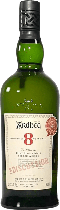 144,95 € Free Shipping | Whisky Single Malt Ardbeg For Discussion United Kingdom 8 Years Bottle 70 cl