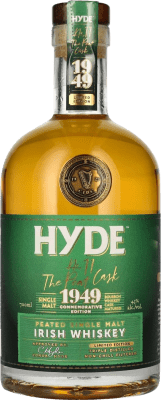 66,95 € 免费送货 | 单一麦芽威士忌 Hyde Nº 11 1949 Commemorative Cask — 橡木桶, 限量版, Peated — 烟熏 爱尔兰 70 cl