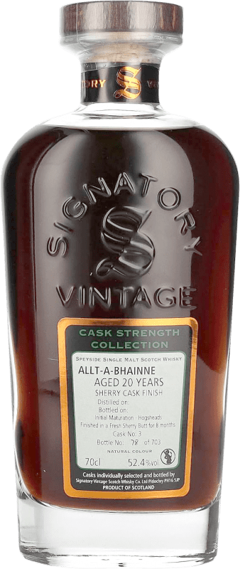442,95 € 送料無料 | ブレンデッドウイスキー Signatory Vintage At Allt A Bhainne Cask Strength — カスクストレングス, Collection — コレクション イギリス 20 年 70 cl