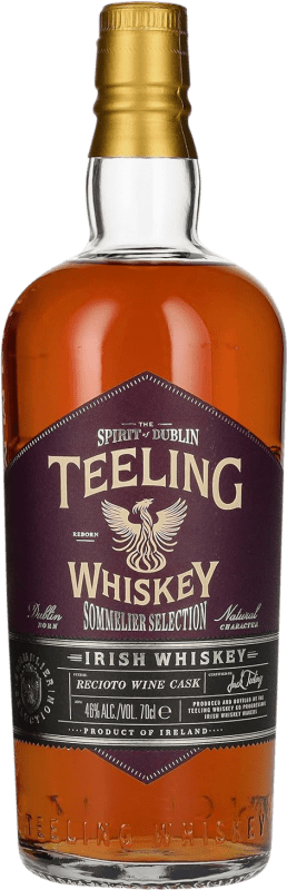 53,95 € Envio grátis | Whisky Blended Teeling Sommelier Recioto Wine Cask Finish Afinado em Barrica, Seleção Irlanda Garrafa 70 cl