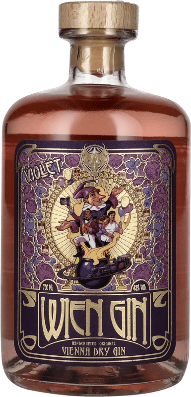 87,95 € 免费送货 | 金酒 Wien Violet 奥地利 瓶子 70 cl