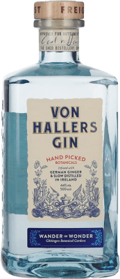 44,95 € Envio grátis | Gin Von Hallers Becher Alemanha Garrafa Medium 50 cl