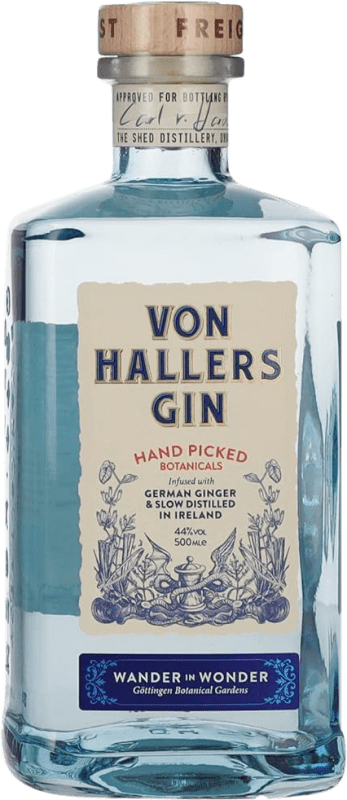 44,95 € Envoi gratuit | Gin Von Hallers Becher Allemagne Bouteille Medium 50 cl