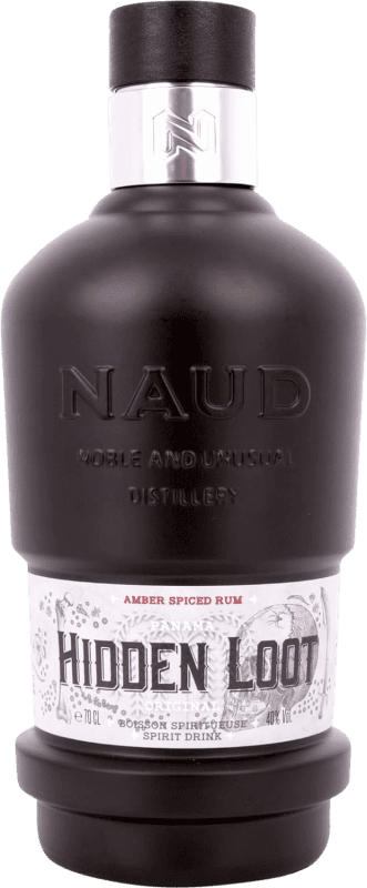 37,95 € Kostenloser Versand | Rum Naud Hidden Loot Amber Panama 70 cl Spiced — Gewürzt