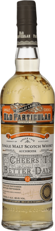 105,95 € 送料無料 | ウイスキーシングルモルト Douglas Laing's Old Particular at Auchroisk Cheers to Better Days Single Casks イギリス 12 年 ボトル 70 cl