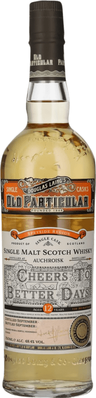 83,95 € Envoi gratuit | Whisky Single Malt Douglas Laing's Old Particular at Auchroisk Cheers to Better Days Single Cask — Fût Unique Royaume-Uni 12 Ans Bouteille 70 cl