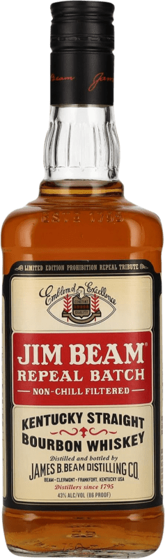 72,95 € Free Shipping | Bourbon Whisky Jim Beam Repeal Batch Limited Edition United States Bottle 75 cl