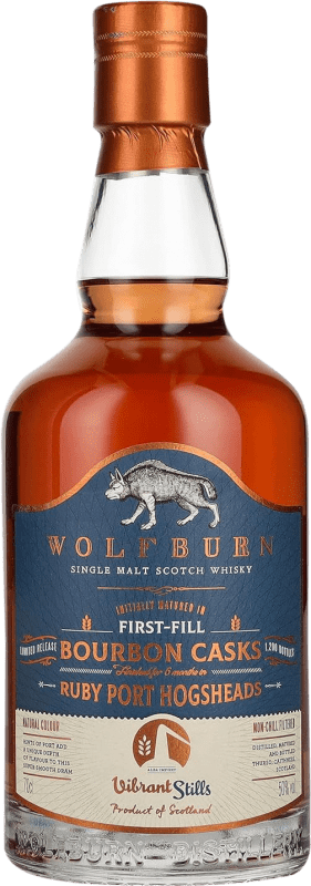 171,95 € Бесплатная доставка | Виски из одного солода Wolfburn Vibrant Stills Объединенное Королевство бутылка 70 cl