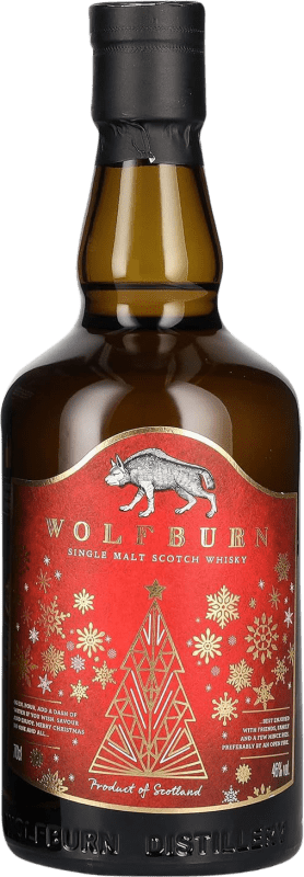 99,95 € Envío gratis | Whisky Single Malt Wolfburn Christmas Edición Limitada Reino Unido 70 cl