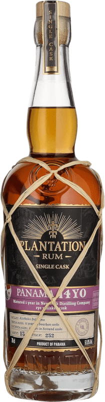 79,95 € 送料無料 | ラム Plantation Rum Panama Whiskey Cask Finish — カスクフィニッシュ, Rye — ライ, 限定版 バルバドス 14 年 70 cl