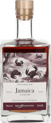 121,95 € 免费送货 | 朗姆酒 ‎Exchange Jamaica Worthy Park Pure Single Nº 002 牙买加 5 岁 瓶子 70 cl